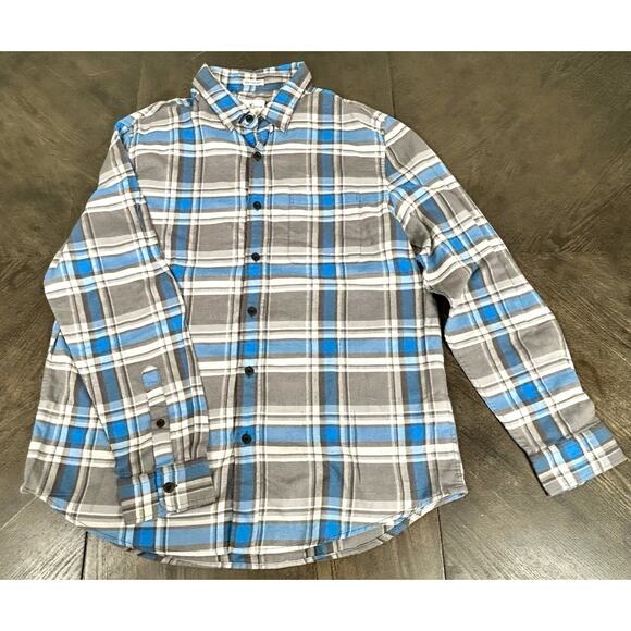 2 American Eagle Long Sleeve Button Up Seriously Soft Plaid Shirt Men's XL - Picture 6 of 11